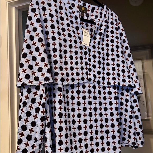 JM Collection Multicolor Patterned Top - Picture 4 of 16